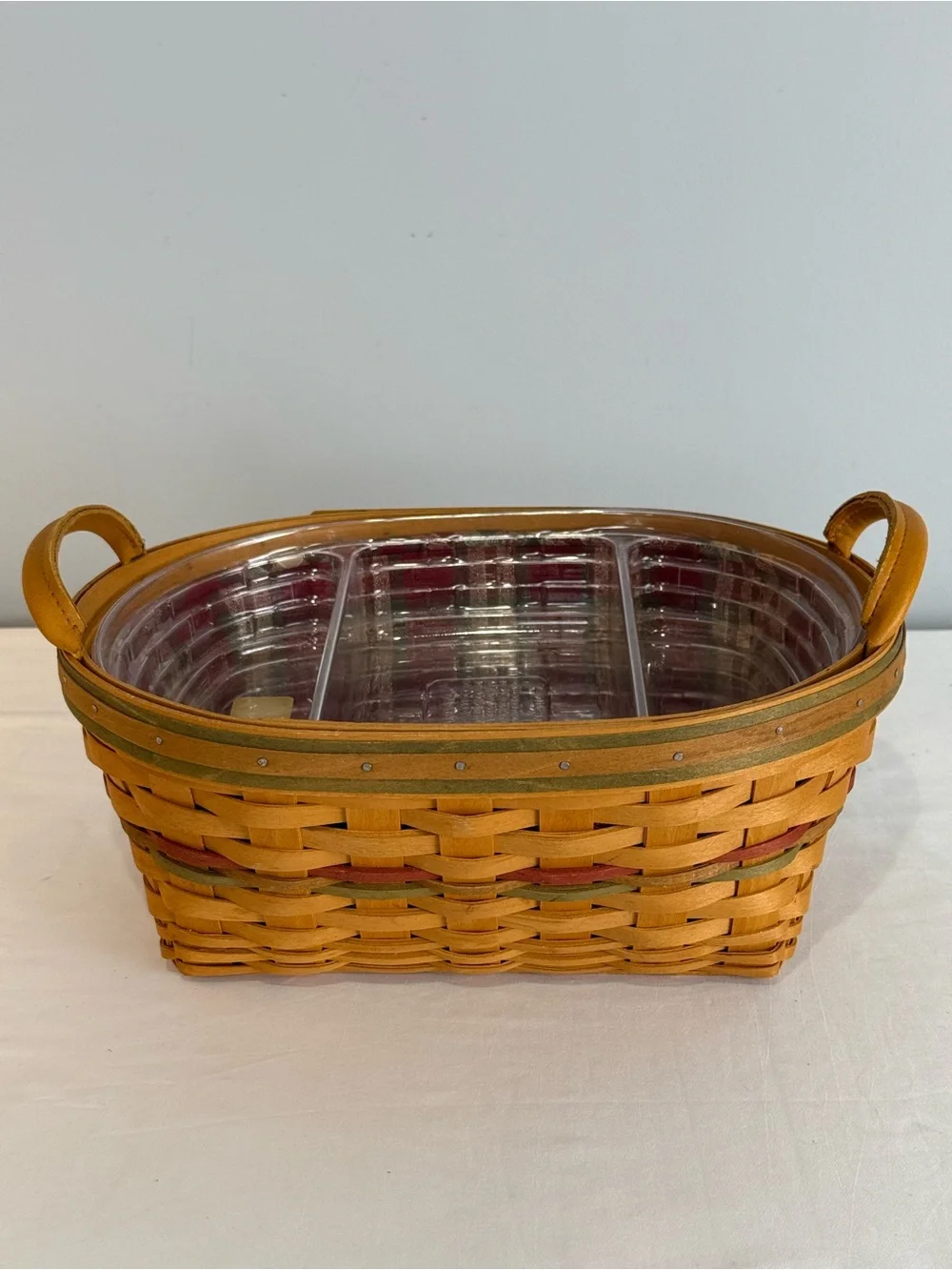 Longaberger Autumn Reflections Large Daily Blessings basket set